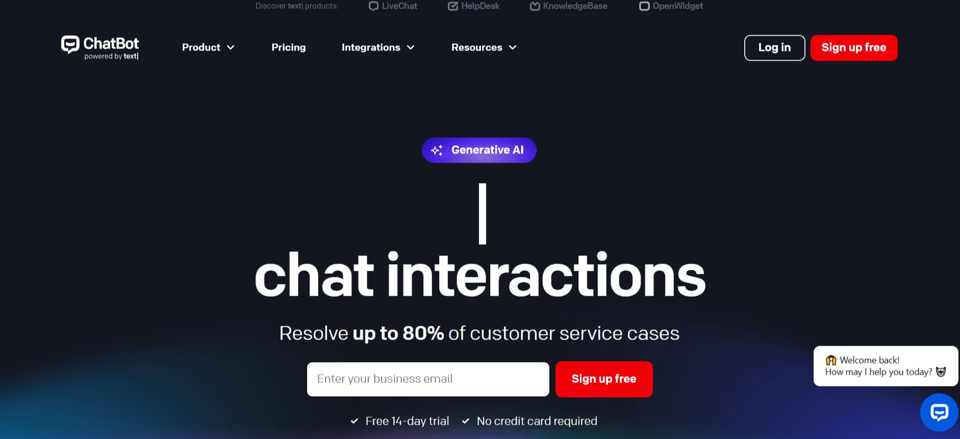 ChatBot Homepage