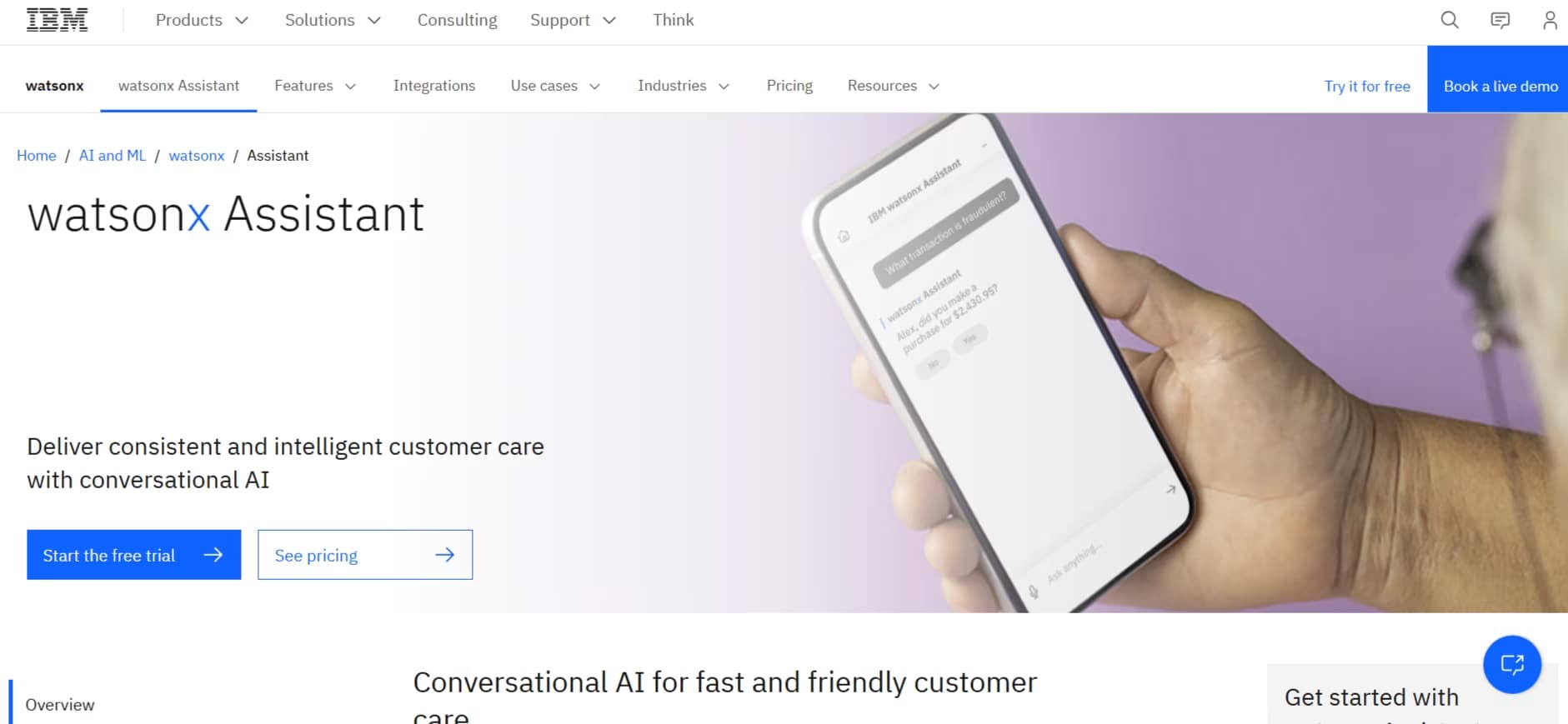 IBM watsonx Assistant