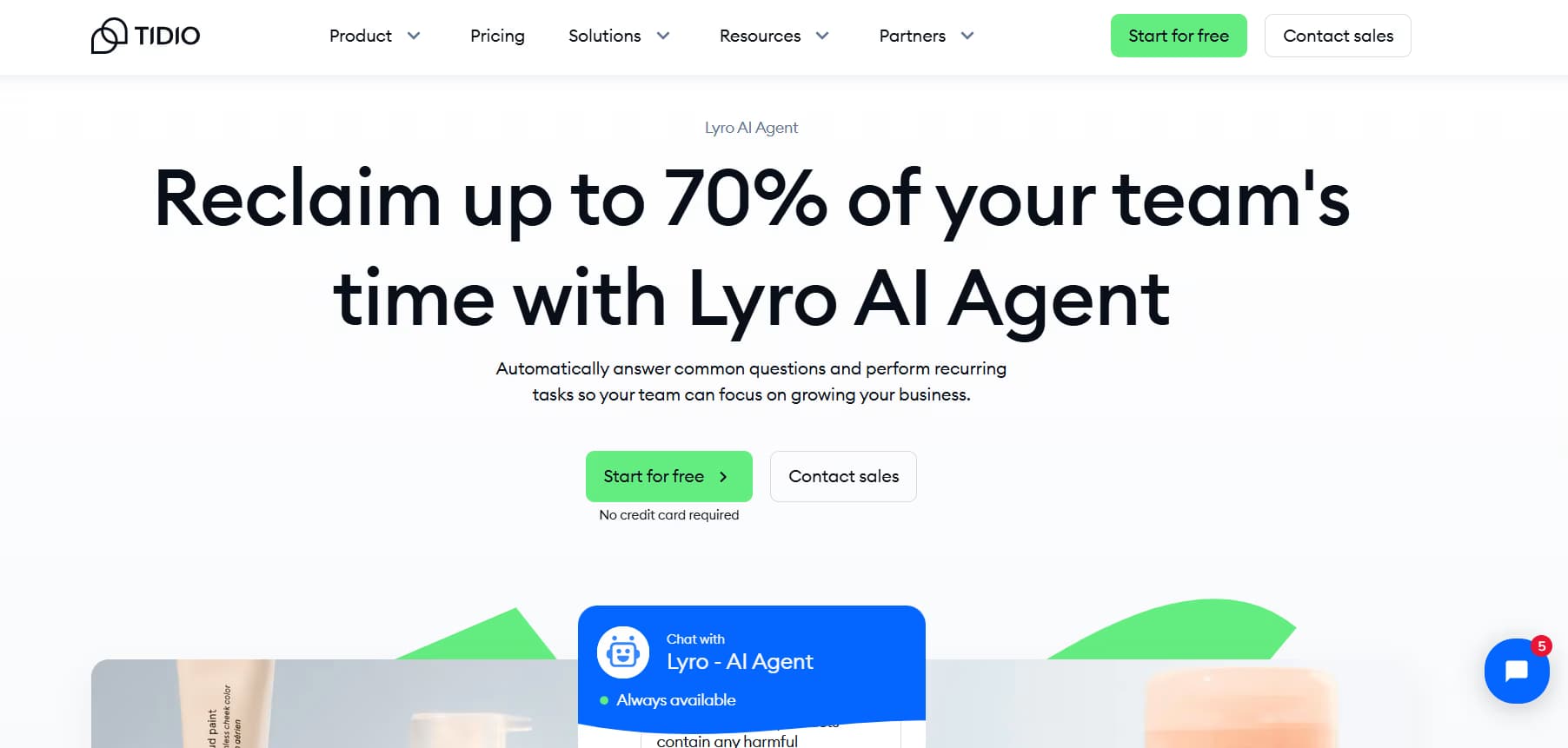 Tidio AI Agents for e-commerce